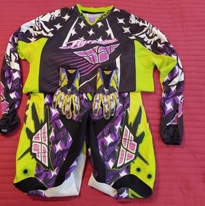 Fly Racing Kinetic riding dirt bike gear